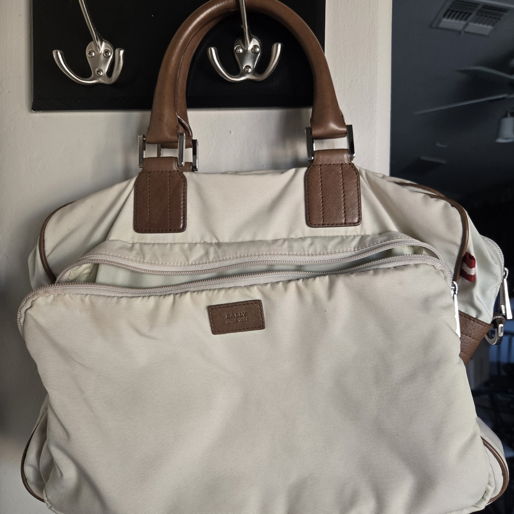 Bally Beige and Brown Bag